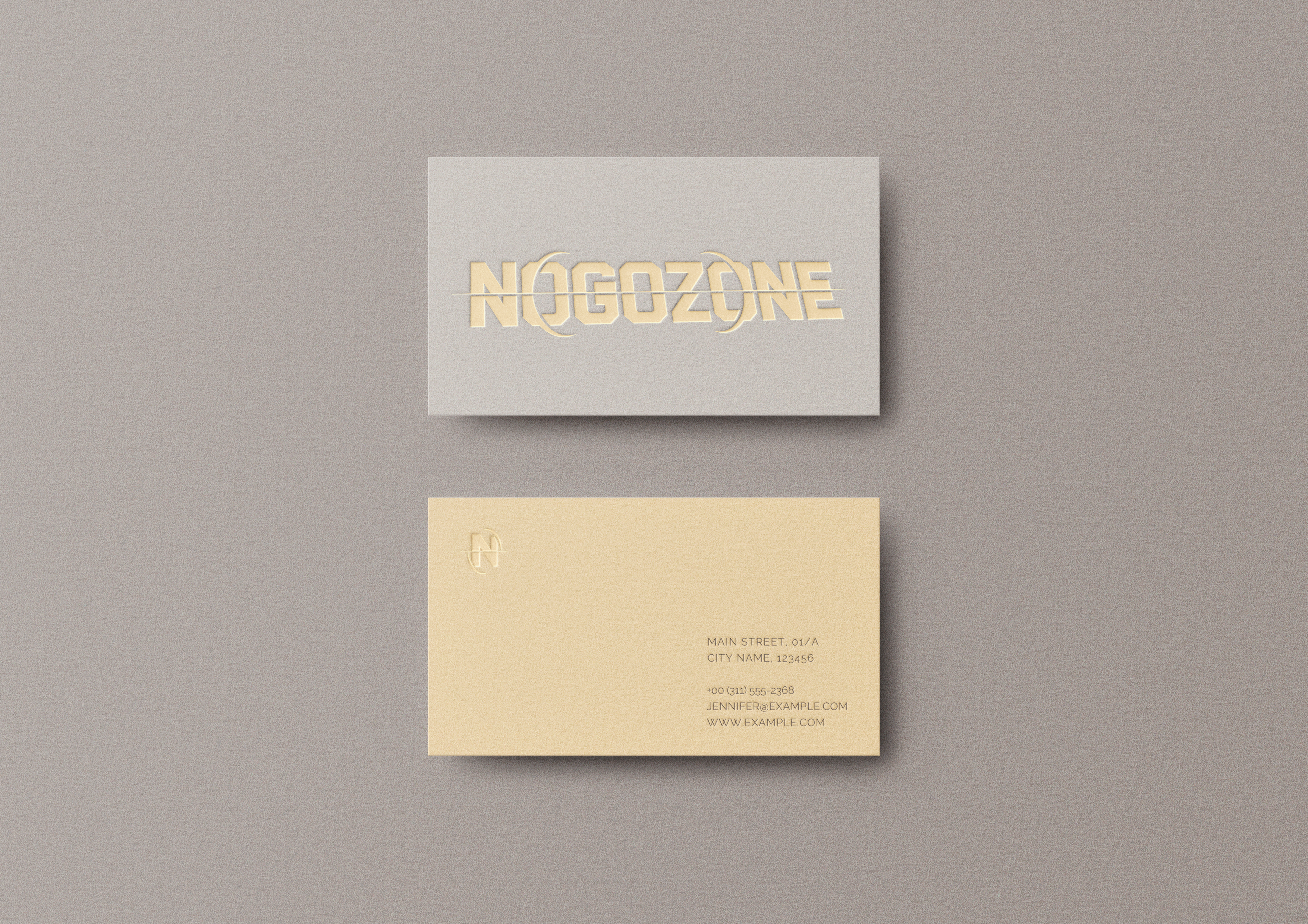 NOGOZONE business card